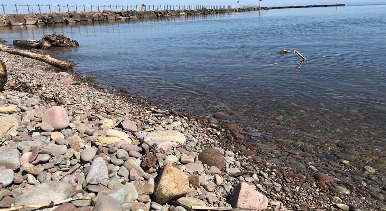 Lake Ontario in Kent, NY. May 6, 2019 WBEN Photo/Mike Baggerman