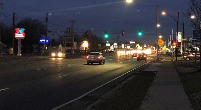 Niagara Falls Boulevard. January 13, 2020 (WBEN Photo/Mike Baggerman) Niagara Falls Boulevard. January 13, 2020 (WBEN Photo/Mike Baggerman)