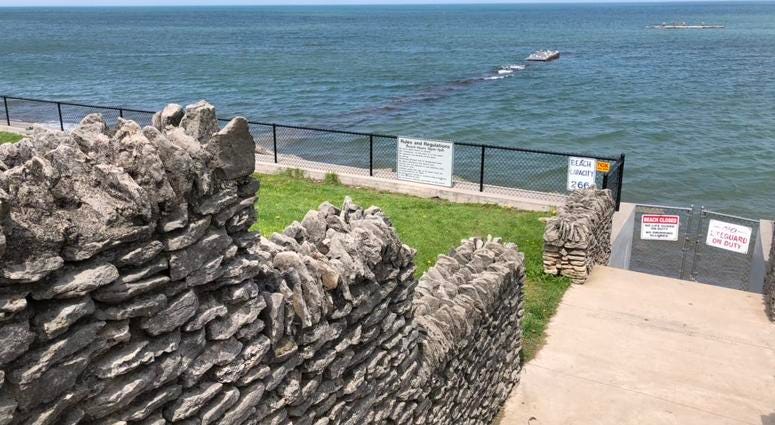 Olcott Beach. May 20, 2019 (WBEN Photo/Mike Baggerman)