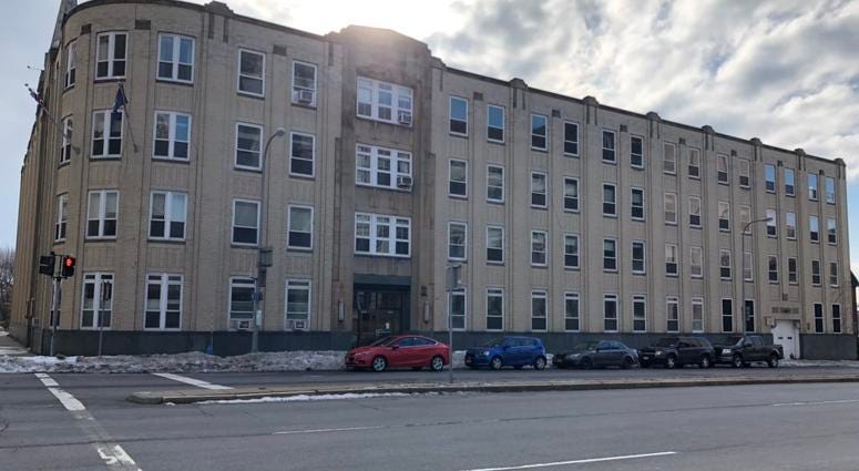 Old Buffalo Police Headquarters at Franklin and Church in Buffalo. The building was purchased by Washington, D.C. developer Douglas Jemal, who also owns One Seneca Tower. February 15, 2019 (WBEN Photo/Mike Baggerman)