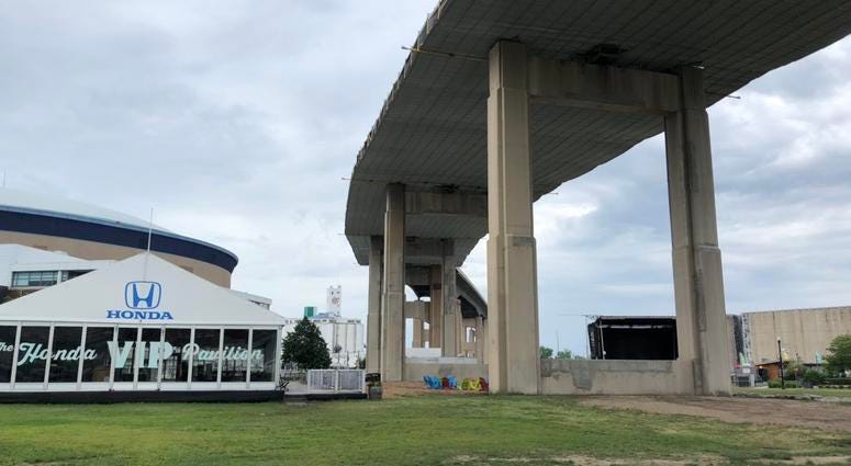 Buffalo Skyway. June 24, 2019 (WBEN Photo/Mike Baggerman)