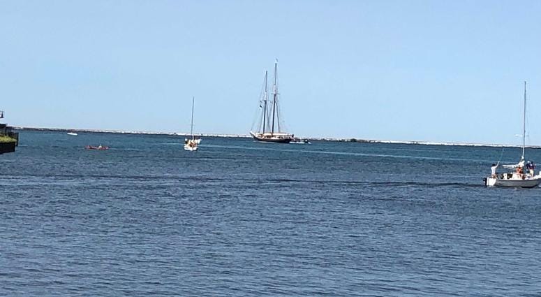 Tall Ships at Canalside. July 8, 2019 (WBEN Photo/Mike Baggerman)