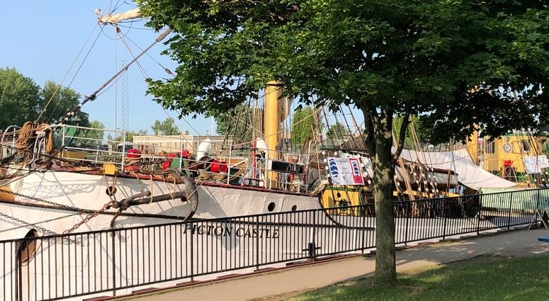 Tall Ships at Canalside. July 8, 2019 (WBEN Photo/Mike Baggerman)