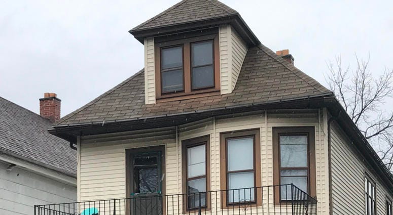 Sigma Pi Fraternity House on Custer Street in Buffalo. 18-year-old Sebastian Serafin-Bazan went into cardiac arrest on the front lawn on the morning of April 12. April 15, 2019 (WBEN Photo/Tim Wenger)