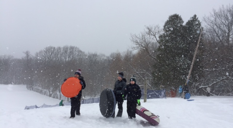 Winter Fun on a Snow Day! Sledding at Chestnut Ridge Park
