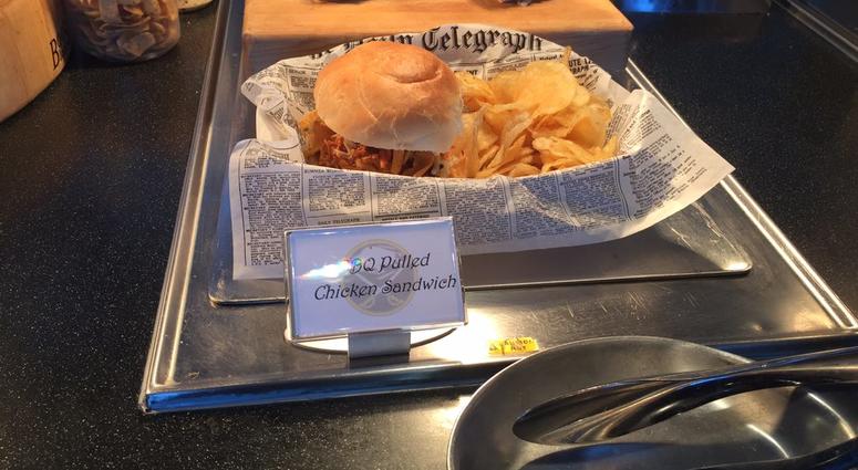 BBQ Pulled Chicken Sandwich (WBEN Photo/Mike Baggerman)