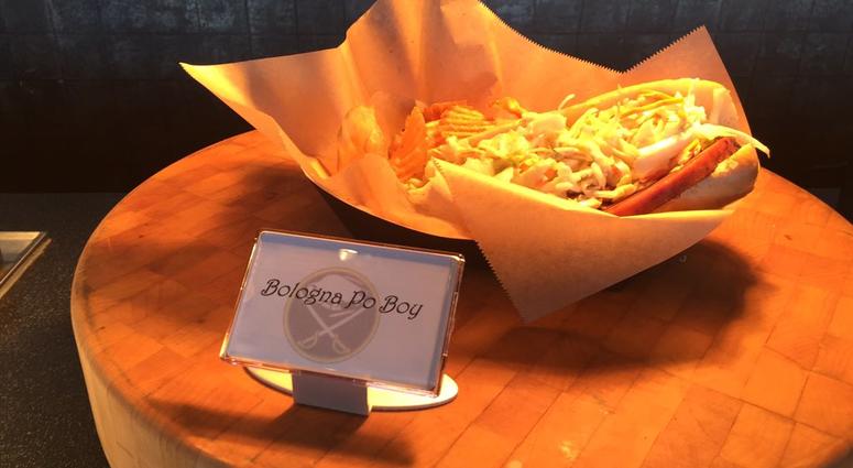 Bologna Po Boy (WBEN Photo/Mike Baggerman)