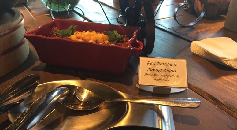 Red Quinoa & Mango Salad (WBEN Photo/Mike Baggerman)