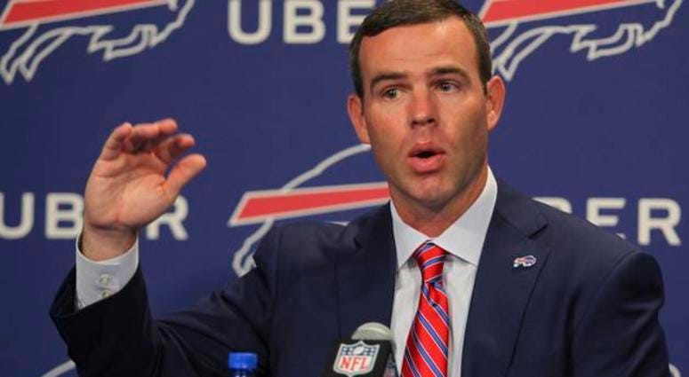 Bills GM Brandon Beane (AP Photo/Jeffrey T. Barnes)
