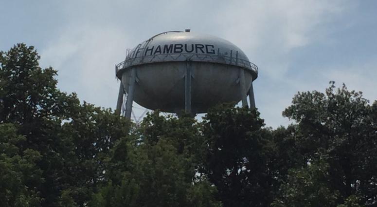 Hamburg Water Tower (WBEN Photo/Mike Baggerman)