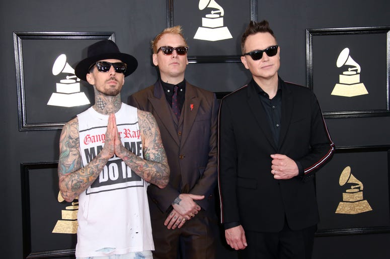 Blink-182 Arrive at the GRAMMYs Blink-182 Arrive at the GRAMMYs