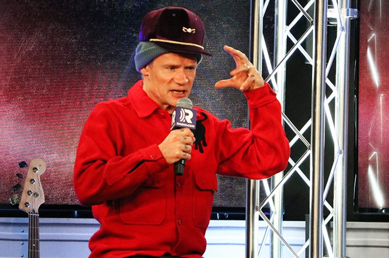 Flea of Red Hot Chili Peppers In the RADIO.COM Theater
