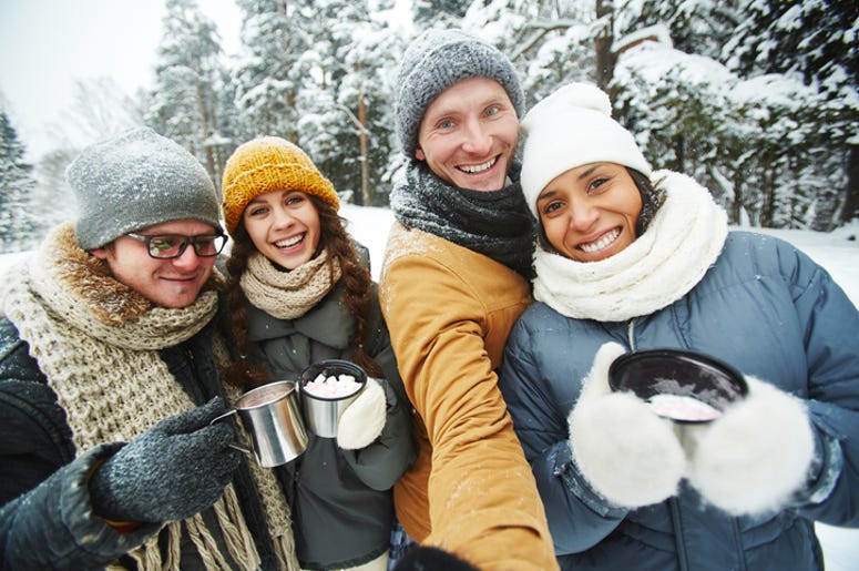 winter friends