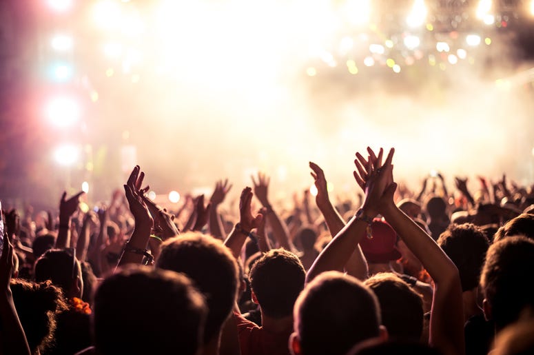Concert crowd