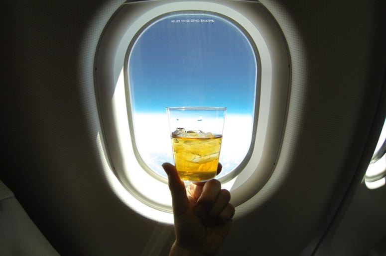 drink on plane