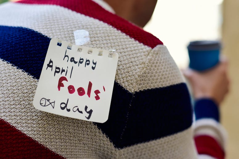 april fools prank