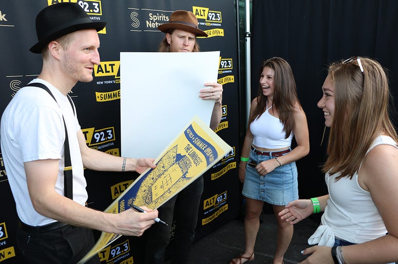The Lumineers Meet Fans at ALT 92.3 Summer Open Set 1
