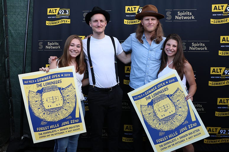 The Lumineers Meet Fans at ALT 92.3 Summer Open Set 1