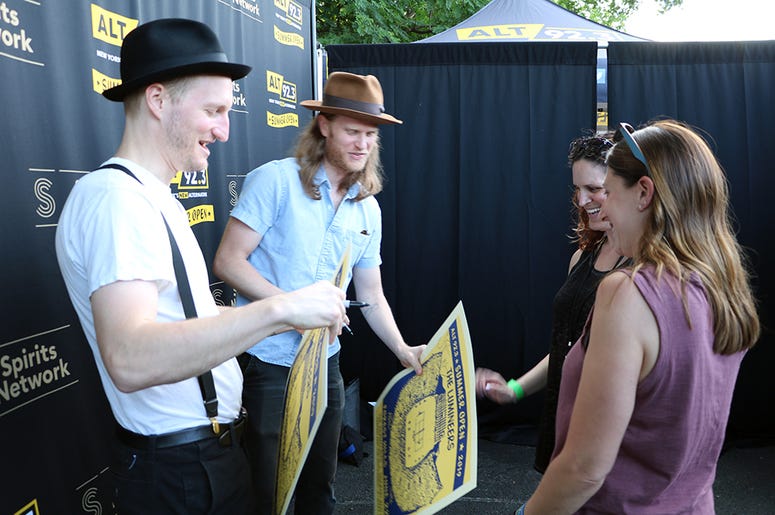 The Lumineers Meet Fans at ALT 92.3 Summer Open Set 1