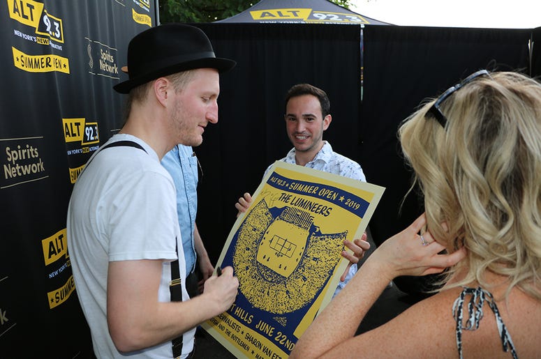 The Lumineers Meet Fans at ALT 92.3 Summer Open Set 1