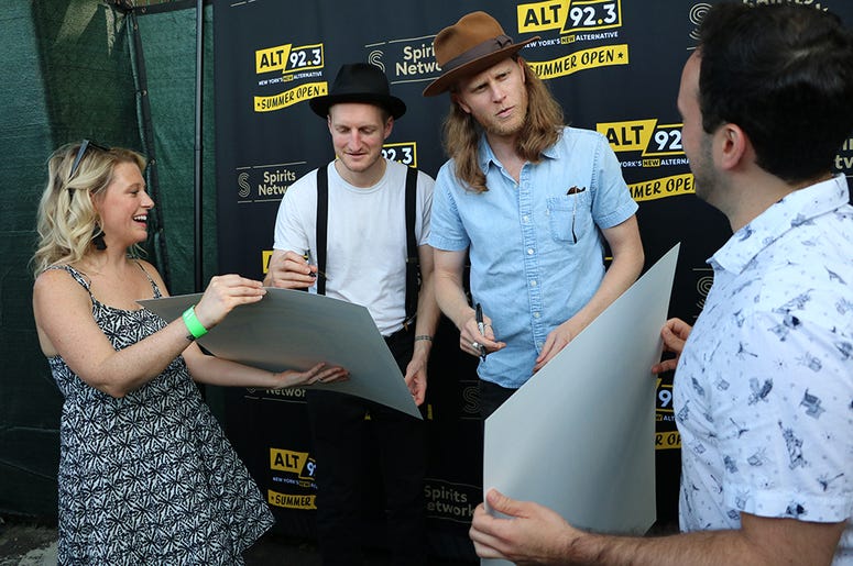 The Lumineers Meet Fans at ALT 92.3 Summer Open Set 1