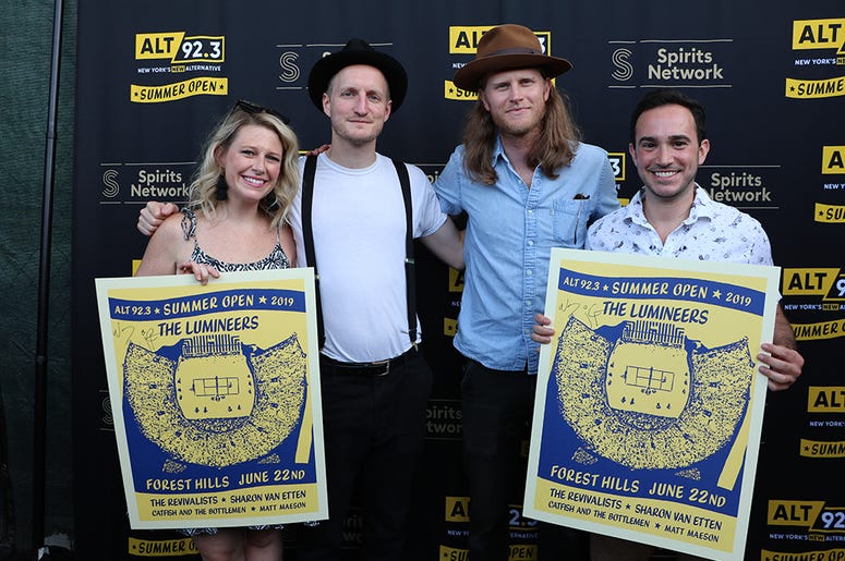 The Lumineers Meet Fans at ALT 92.3 Summer Open Set 1