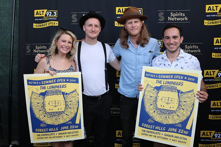 The Lumineers Meet Fans at ALT 92.3 Summer Open Set 1
