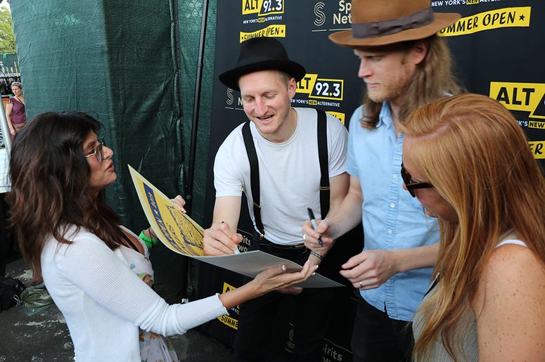 The Lumineers Meet Fans at ALT 92.3 Summer Open Set 1
