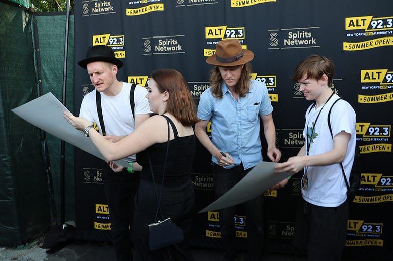 The Lumineers Meet Fans at ALT 92.3 Summer Open Set 1