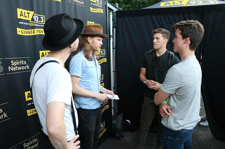 The Lumineers Meet Fans at ALT 92.3 Summer Open Set 1