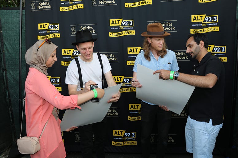 The Lumineers Meet Fans at ALT 92.3 Summer Open Set 1