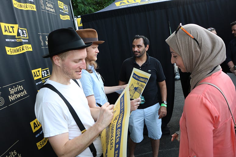 The Lumineers Meet Fans at ALT 92.3 Summer Open Set 1