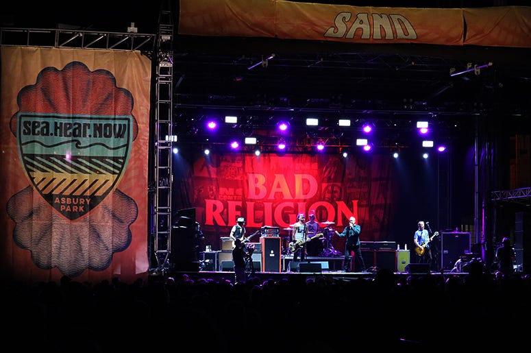 Bad Religion Perform at Sea Hear Now Festival 2019 in Asbury Park, NJ Bad Religion Perform at Sea Hear Now Festival 2019 in Asbury Park, NJ