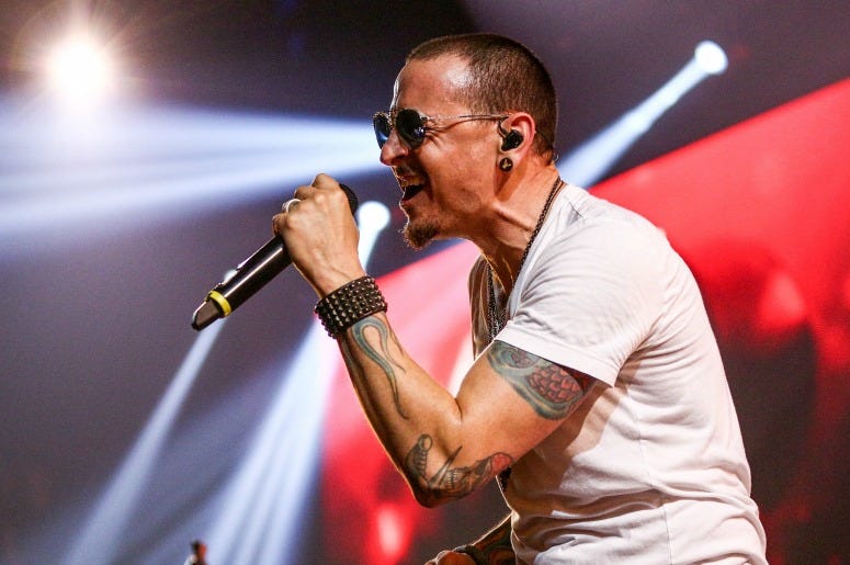 Chester Bennington of Linkin Park Chester Bennington of Linkin Park
