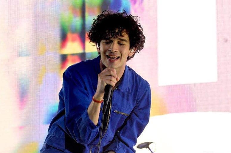 Matty Healy at Coachella 2019 Matty Healy at Coachella 2019