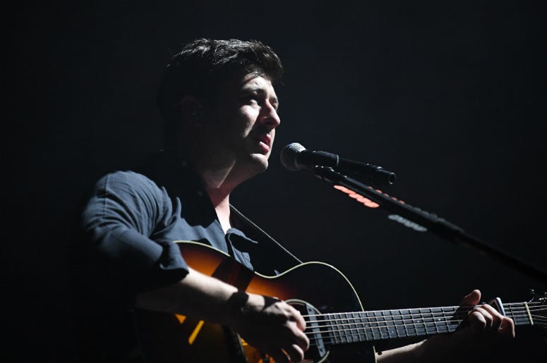 Marcus Mumford of Mumford & Sons performs at American Airlines Arena. Marcus Mumford of Mumford & Sons performs at American Airlines Arena.