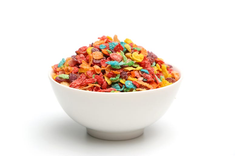 Sugary Cereal Sugary Cereal