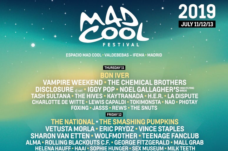 Mad Cool Festival Line Up