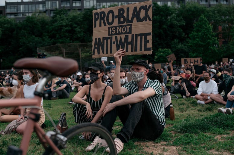 June 3rd Protest in McCarren Park in Brooklyn June 3rd Protest in McCarren Park in Brooklyn