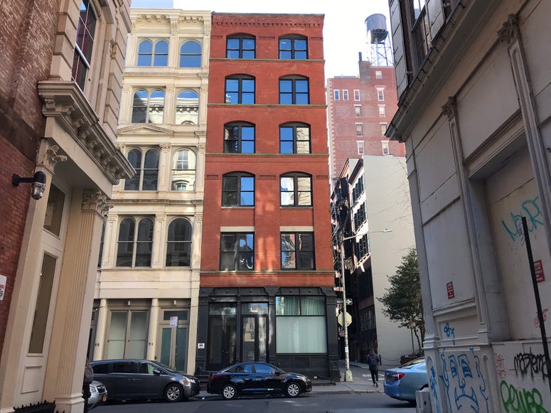 FORMER MUDD CLUB BUILDING IN 2020, PHOTO: SCOTT LOWE FORMER MUDD CLUB BUILDING IN 2020