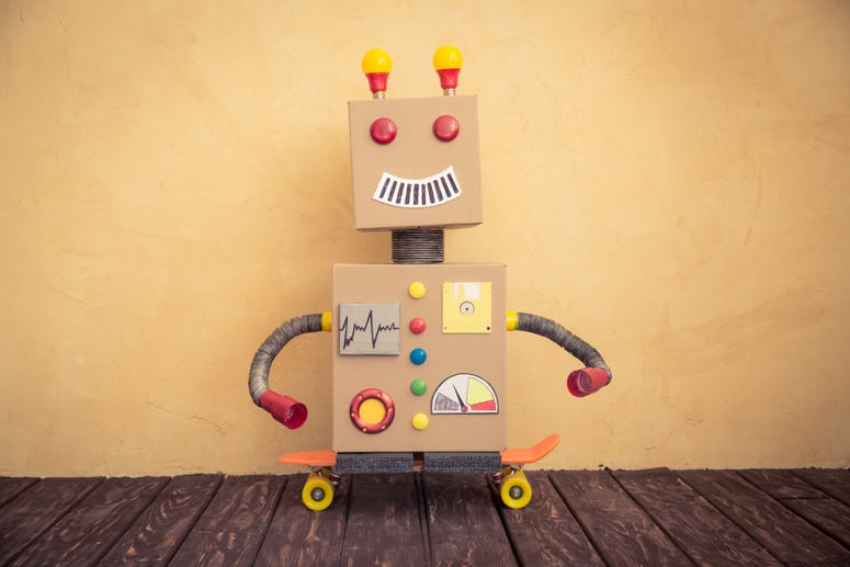 Cardboard Robot