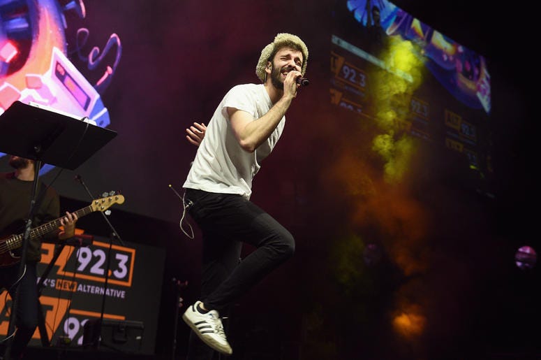AJR perform at Not So Silent Night