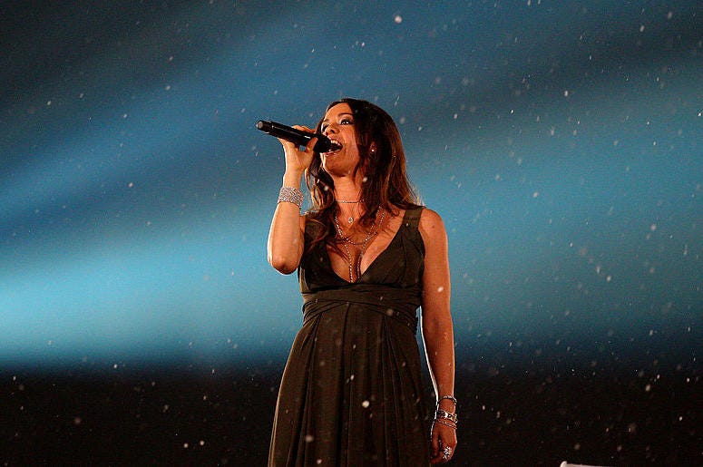 Alanis Morissette at the Olympics Alanis Morissette at the Olympics
