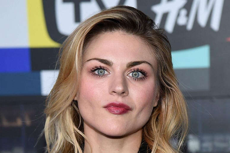 Frances Bean Cobain attends the Moschino x H&M fashion show Frances Bean Cobain attends the Moschino x H&M fashion show