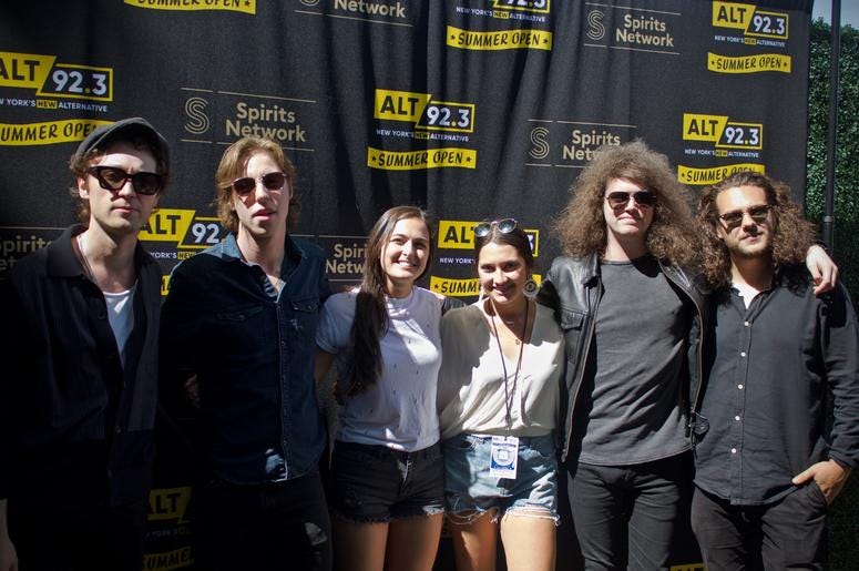 Catfish & the Bottlemen Meet Fans at ALT 92.3 Summer Open Set 1