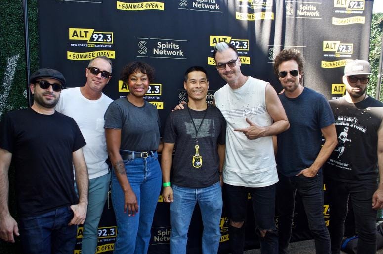 Fitz and the Tantrums Meet Fans at ALT 92.3 Summer Open Set 1