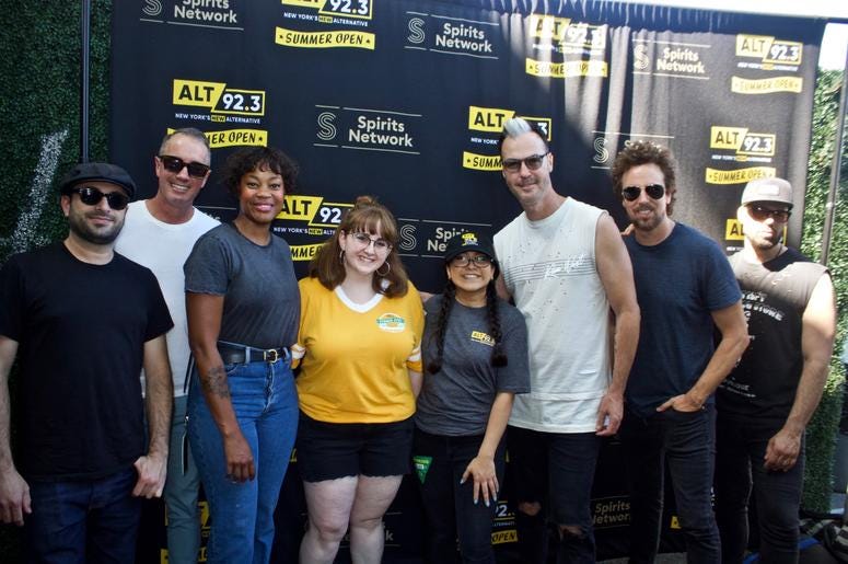 Fitz and the Tantrums Meet Fans at ALT 92.3 Summer Open Set 1