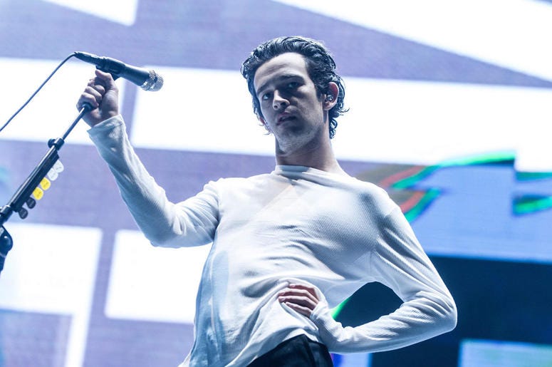 Matty Healy of The 1975 Matty Healy of The 1975