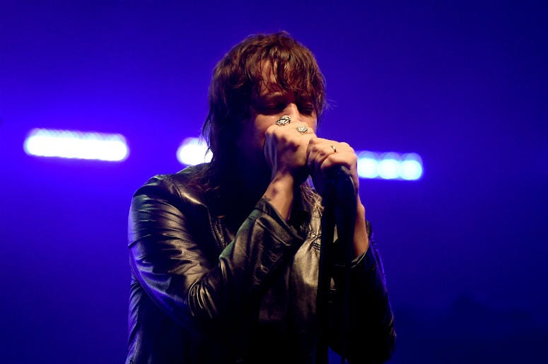 Julian Casablancas of The Strokes performs at the City of Angels benefit concert at the Wiltern on July 25, 2016 Julian Casablancas of The Strokes performs at the City of Angels benefit concert at the Wiltern on July 25, 2016