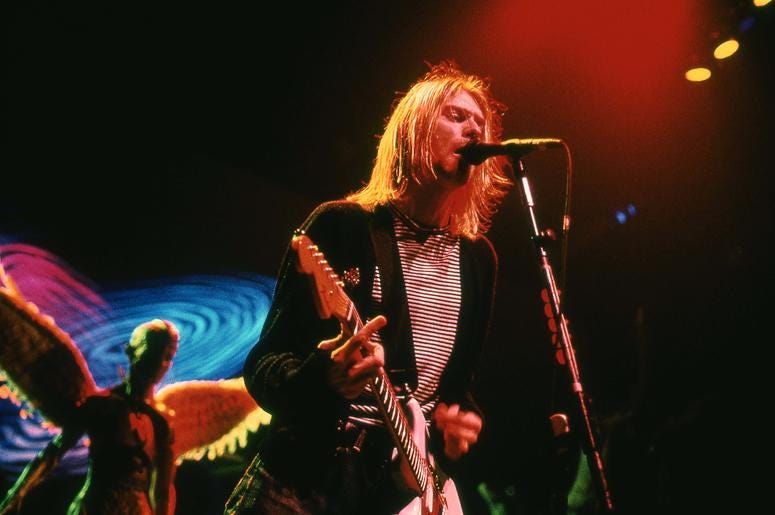 Kurt Cobain of Nirvana Kurt Cobain of Nirvana